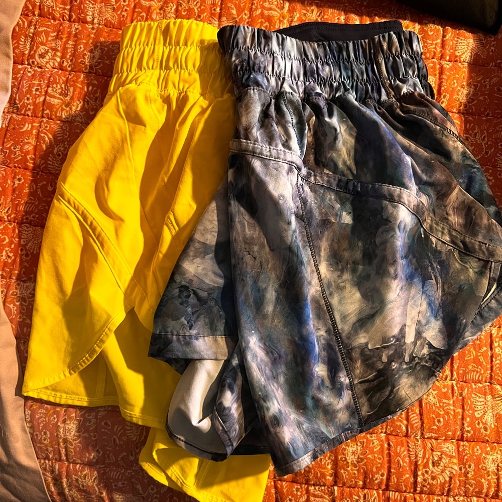 Lululemon Track That HR Short YELLOW ONLY FOR HALEY